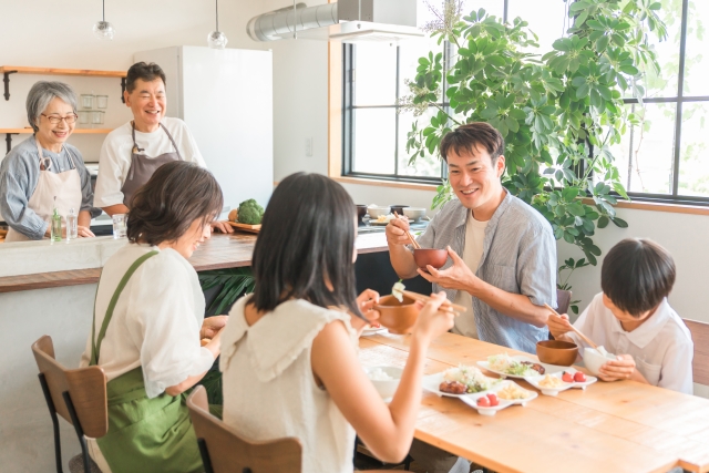 加速で食事